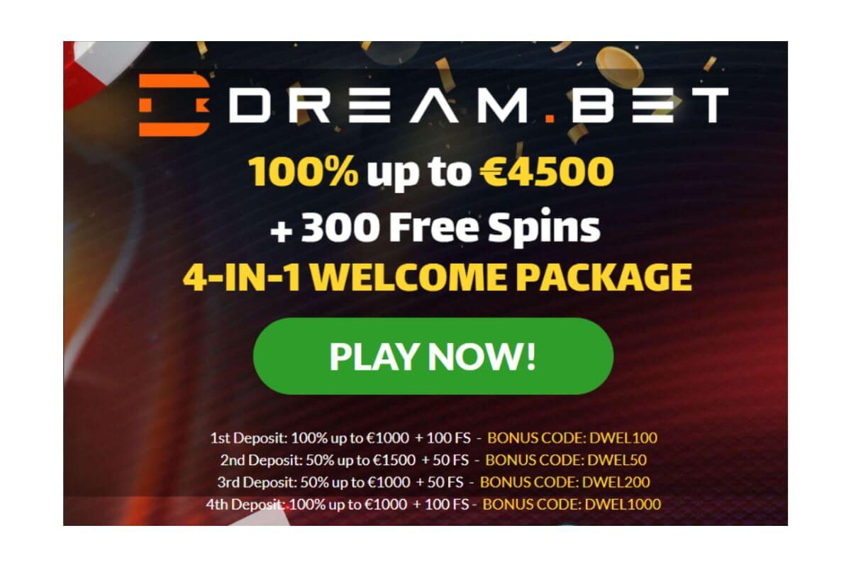 Dreambet Casino välkomstbonus