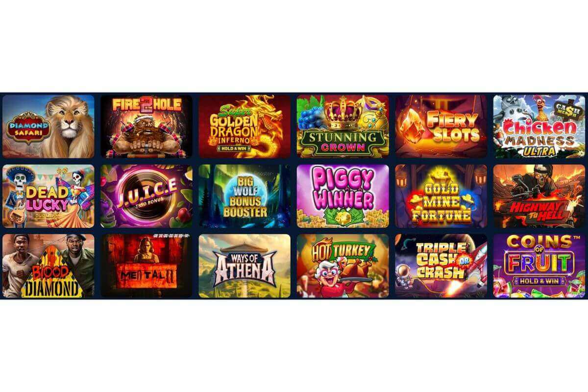 Lunarspins Casino spelutbud