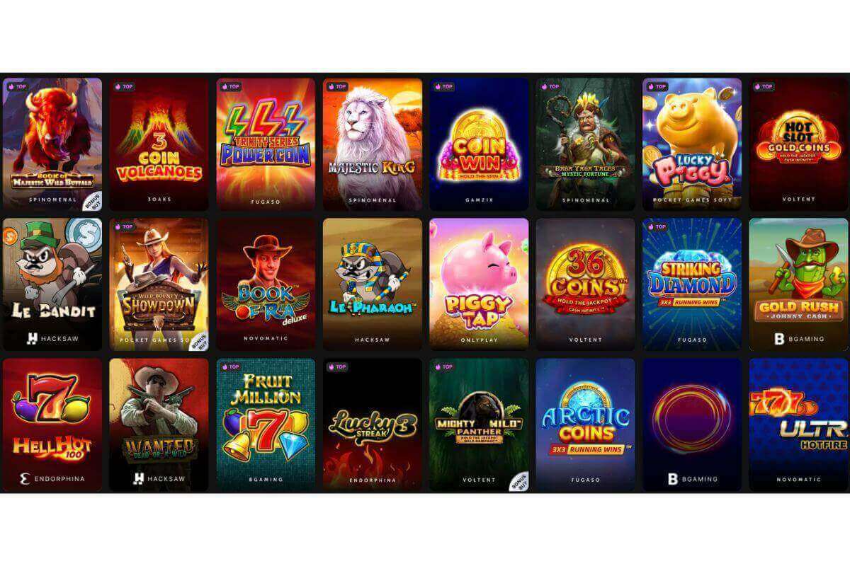 NewLucky Casino spelutbud
