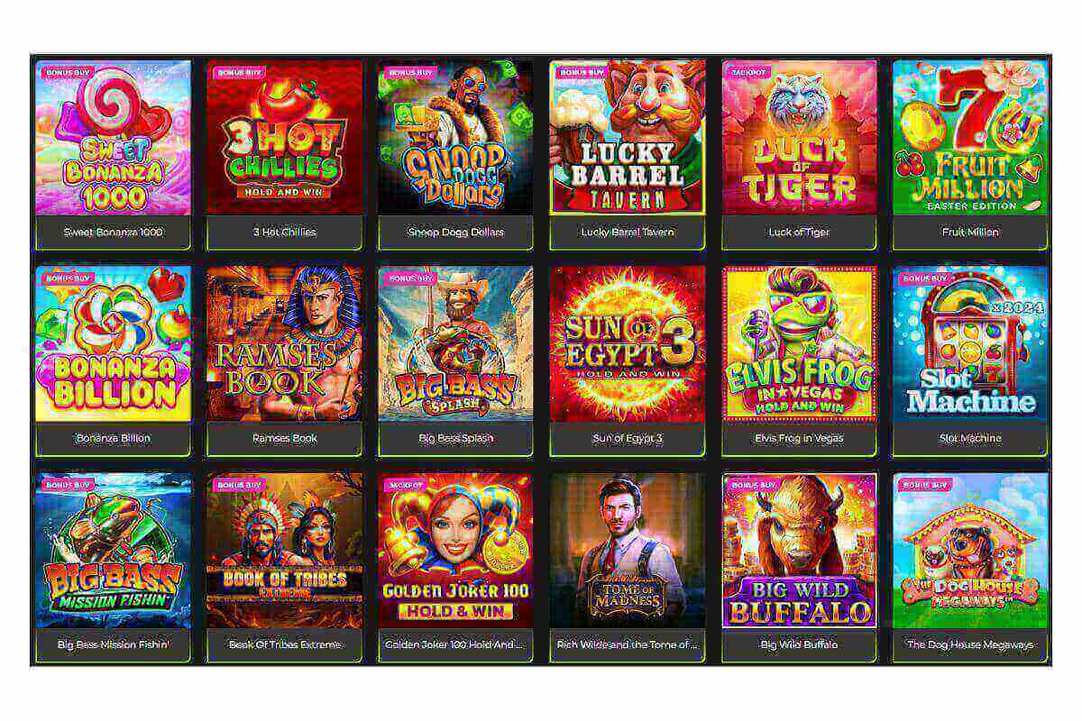 betovo Casino spelutbud